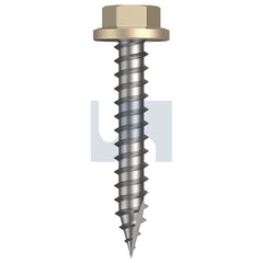 Hobsons - #14-10 x 40 - Paperbark - Type 17 Flanged Hex Head - Class 4 | TPAW4FH1410040