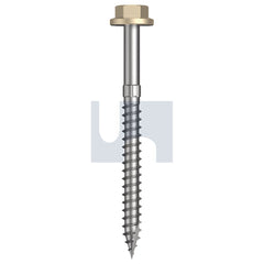 Hobsons - #14-10 x 75 - Paperbark - + Scratchguard Type 17 Flanged Hex Head - Class 4 | TPAW4FS1410075