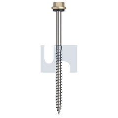 Hobsons - #14-10 x 100 Paperbark - Cl4 As3566 + Scratchguard Type 17 Hex Head + Washer | Q645-Pa (Pack Of 250)