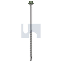 Hobsons - #14-14 X 150 Pale Eucalypt (Mist Green)-Cl4 As3566 Metal Sds Hex + Washer + Xgrip | Qa22-Pe (Pack Of 250)