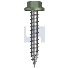 Hobsons - #14-10 x 40 - Pale Eucalypt (Mist Green)- Type 17 Flanged Hex Head - Class 4 - Qty 1000 | TPEW4FH1410040