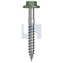 Hobsons - #12-11 x 45 PALE EUCALYPT (MIST GREEN)-CL4 AS3566 + SCRATCHGUARD TYPE 17 FLANGED HEX HEAD | Q535-PE (Pack of 1000)