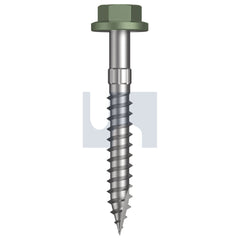 Hobsons - #14-10 x 50 - Pale Eucalypt (Mist Green)- + Scratchguard Type 17 Flanged Hex Head - Class 4 - Qty 1000 | TPEW4FS1410050