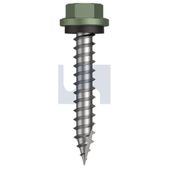 Hobsons - #14-10 x 40 Pale Eucalypt (Mist Green)-Cl4 As3566 Type 17 Hex Head + Washer | Q620-Pe (Pack Of 1000)