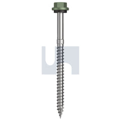 Hobsons - #14-10 x 90 Pale Eucalypt (Mist Green)-Cl4 As3566 + Scratchguard Type 17 Hex Head + Washer | Q640-Pe (Pack Of 250)