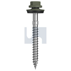 Hobsons - #14-10 x 65 - Pale Eucalypt (Mist Green)- + Scratchguard Type 17 Cyclone - Multiseal - Class 4 - Qty 250 | TPEW4YM1410065
