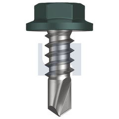 Hobsons - #8-18 x 12 - Plantation - Metal SDS Flanged Hex Head - Class 4 | TPLM4FH0818012