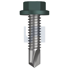 Hobsons - #14-20 x 25 - Plantation - Metal SDS Flanged Hex Head - Class 4 - Qty 1000 | TPLM4FH1420025
