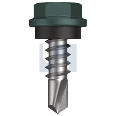 Hobsons - #10-16 x 16 PLANTATION - CL4 AS3566 METAL SDS HEX HEAD + WASHER | Q275-PL (Pack of 1000)