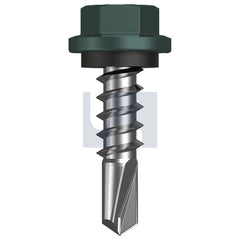 Hobsons - #14-10 x 25 Plantation - Cl4 As3566 Metal Sds Hex Head + Washer | Q327-Pl (Pack Of 1000)