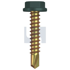Hobsons - #10-16 x 25 PLANTATION - ZYP AS3566 METAL SDS FLANGED HEX HEAD | Q507-PL (Pack of 1000)