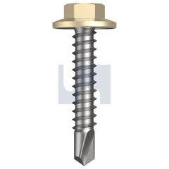 Hobsons - #12-14 x 30 - Primrose - Metal SDS Flanged Hex Head - Class 4 | TPRM4FH1214030