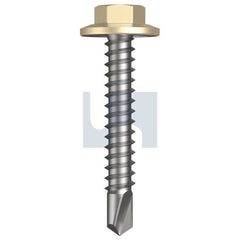 Hobsons - #12-14 x 35 - Primrose - Metal SDS Flanged Hex Head - Class 4 | TPRM4FH1214035