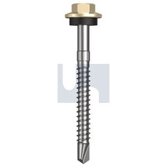Hobsons - #12-14 x 55 - Primrose - + Scratchguard Metal SDS Hex Head + Washer - Class 4 | TPRM4SS1214055