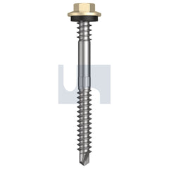 Hobsons - M6.2-13 X 65 Primrose - Cl4 As3566 + Scratchguard Vmax Sds Hex + Washer + Xgrip | Fs312-Pr (Pack Of 100)