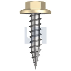 Hobsons - #12-11 x 25 PRIMROSE - CL4 AS3566 TYPE 17 FLANGED HEX HEAD | Q525-PR (Pack of 500)