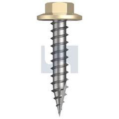 Hobsons - #12-11 x 30 PRIMROSE - CL4 AS3566 TYPE 17 FLANGED HEX HEAD | Q526-PR (Pack of 1000)