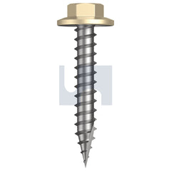 Hobsons - #12-11 x 35 PRIMROSE - CL4 AS3566 TYPE 17 FLANGED HEX HEAD | Q531-PR (Pack of 1000)