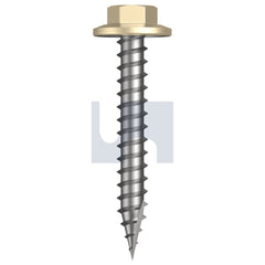 Hobsons - #12-11 x 40 PRIMROSE - CL4 AS3566 TYPE 17 FLANGED HEX HEAD | Q530-PR (Pack of 1000)