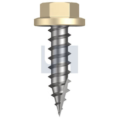 Hobsons - #14-10 x 25 - Primrose - Type 17 Flanged Hex Head - Class 4 - Qty 1000 | TPRW4FH1410025