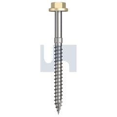 Hobsons - #14-10 x 75 - Primrose - + Scratchguard Type 17 Flanged Hex Head - Class 4 - Qty 500 | TPRW4FS1410075