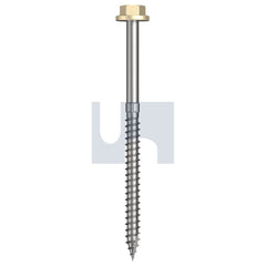 Hobsons - #14-10 x 100 - Primrose - + Scratchguard Type 17 Flanged Hex Head - Class 4 | TPRW4FS1410100