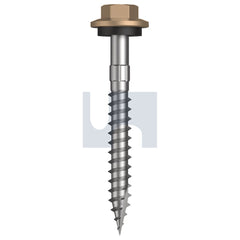 Hobsons - #12-11 x 50 PALE TERRACOTTA - CL4 AS3566 + SCRATCHGUARD TYPE 17 HEX HEAD + WASHER | Q610-PT (Pack of 1000)