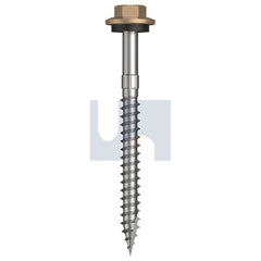Hobsons - #12-11 x 65 PALE TERRACOTTA - CL4 AS3566 + SCRATCHGUARD TYPE 17 HEX HEAD + WASHER | Q613-PT (Pack of 1000)