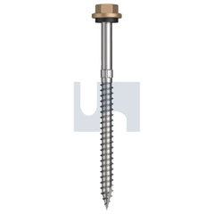 Hobsons - #14-10 x 90 Pale Terracotta - Cl4 As3566 + Scratchguard Type 17 Hex Head + Washer | Q640-Pt (Pack Of 250)