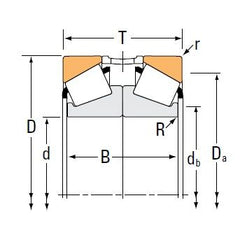 Timken - Tapered Roller Bearing Cup - 2.00" Bore | 52618