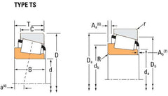 Timken - Tapered Roller Bearing Single Cup - 1.85" Outer Diameter | 46