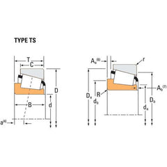 Timken - Tapered Roller Bearing Cone - 4.8" Bore | 67820-CD
