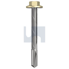 Hobsons - #12-24 x 50 - Sandbank (Straw) - S500 SDS Flanged Hex Head - Class 4 - Qty 1000 | TSA54FH1224050