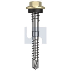 Hobsons - #12-14 x 48 - Sandbank (Straw) - + Scratchguard Metal SDS Hex + Washer + Xgrip - Class 4 | TSAM4XS1214048
