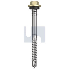 Hobsons - #12-14 x 68 - Sandbank (Straw) - + Scratchguard Metal SDS Hex + Washer + Xgrip - Class 4 | TSAM4XS1214068
