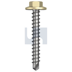 Hobsons - #12-11 x 40 SANDBANK (STRAW) -CL4 AS3566 VMAX SDS FLANGED HEX HEAD | Q303-SA (Pack of 1000)