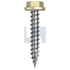 Hobsons - #10-12 x 30 SANDBANK (STRAW) -CL4 AS3566 TYPE 17 FLANGED HEX HEAD | Q523-SA (Pack of 1000)
