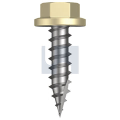 Hobsons - #14-10 x 30 - Sandbank (Straw) - Type 17 Flanged Hex Head - Class 4 - Qty 1000 | TSAW4FH1410030