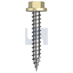 Hobsons - #14-10 x 40 - Sandbank (Straw) - Type 17 Flanged Hex Head - Class 4 - Qty 1000 | TSAW4FH1410040