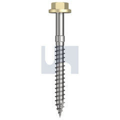 Hobsons - #14-10 x 65 - Sandbank (Straw) - + Scratchguard Type 17 Flanged Hex Head - Class 4 - Qty 500 | TSAW4FS1410065