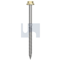 Hobsons - #14-10 x 100 - Sandbank (Straw) - + Scratchguard Type 17 Flanged Hex Head - Class 4 - Qty 250 | TSAW4FS1410100