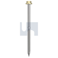 Hobsons - #14-10 x 115 - Sandbank (Straw) - + Scratchguard Type 17 Flanged Hex Head - Class 4 - Qty 250 | TSAW4FS1410115