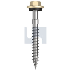 Hobsons - #12-11 x 50 SANDBANK (STRAW) -CL4 AS3566 + SCRATCHGUARD TYPE 17 HEX HEAD + WASHER | Q610-SA (Pack of 1000)