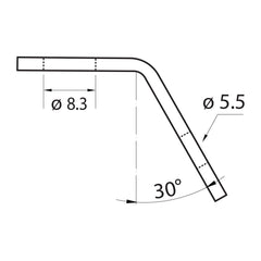 ICCONS® - Ceiling Angle Bracket – 8.3 mm Hole | TSCAB83 1000 pcs