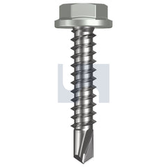Hobsons - #10-16 x 25 SHALE GREY (GULL GREY) -CL4 AS3566 METAL SDS FLANGED HEX HEAD | Q185-SG (Pack of 1000)