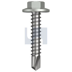 Hobsons - #12-14 x 30 - Shale Grey (Gull Grey) - Metal SDS Flanged Hex Head - Class 4 | TSGM4FH1214030