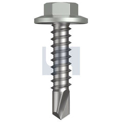 Hobsons - #14-14 x 22 - Shale Grey (Gull Grey) - Metal SDS 5 16af Flanged Hex - Class 4 - Qty 1000 | TSGM4RH1414022