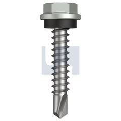 Hobsons - #10-16 x 25 SHALE GREY (GULL GREY) -CL4 AS3566 METAL SDS HEX HEAD + WASHER | Q280-SG (Pack of 1000)
