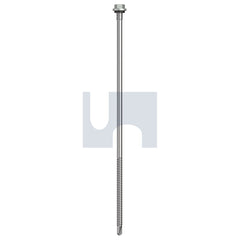 Hobsons - #14-14 X 230 Shale Grey (Gull Grey) -Cl4 As3566 Metal Sds Hex + Washer + Xgrip | Qa25-Sg (Pack Of 250)