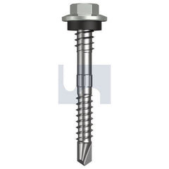 Hobsons - #12-14 x 48 - Shale Grey (Gull Grey) - + Scratchguard Metal SDS Hex + Washer + Xgrip - Class 4 | TSGM4XS1214048